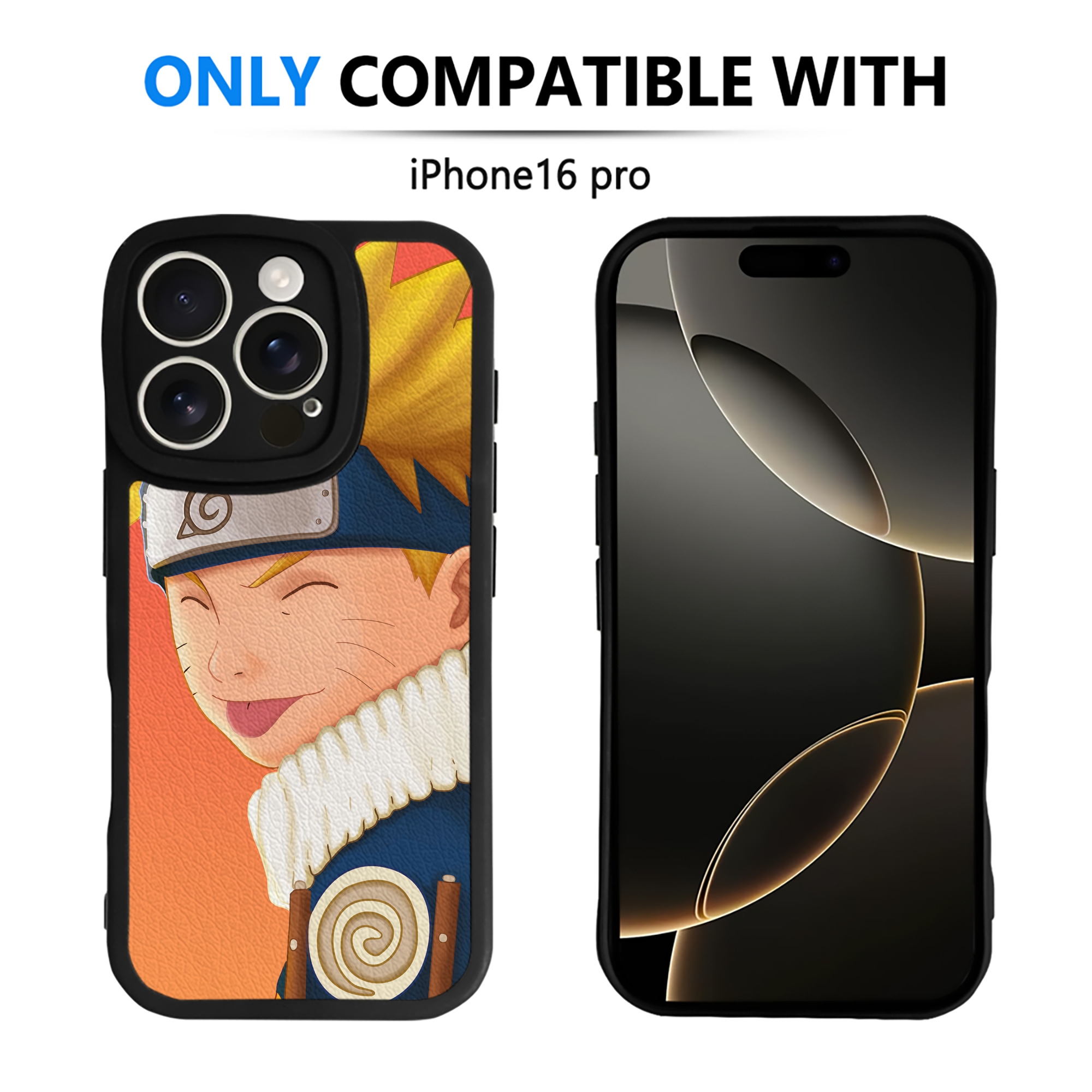 （画像用） NARUTO -ナルト- NARUTO -ナルト- 疾風伝 【iPhone 16シリーズ対応】シリコンスマホケース（レザー調） 材質：シリコン